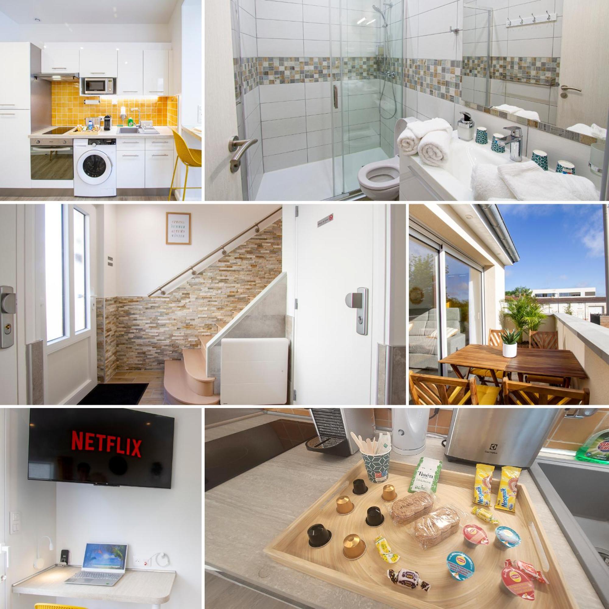Soleil D'Ete - Netflix & Wifi - Balcon - Climatisation - Parking Gratuit - Check-In 24H24 - Emplacement Velos - Goodmarning Chalons en Champagne Ngoại thất bức ảnh
